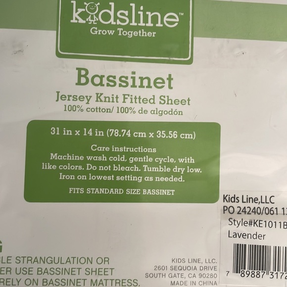 Bassinet fitted sheet - Picture 3 of 4